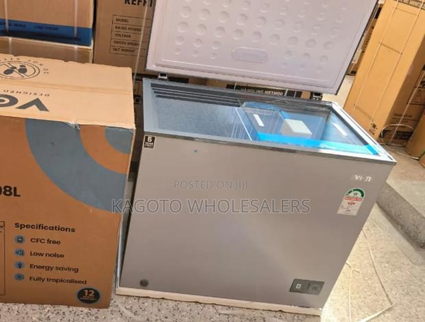 Von 198 Litres Deep Freezer (Silver Body) VFR-198lf - main view