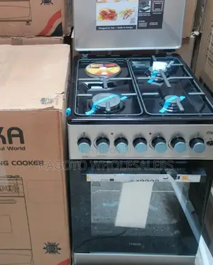 Mika 3+1 50*60 Standing Ga Cooker (Silver Color) S/S3