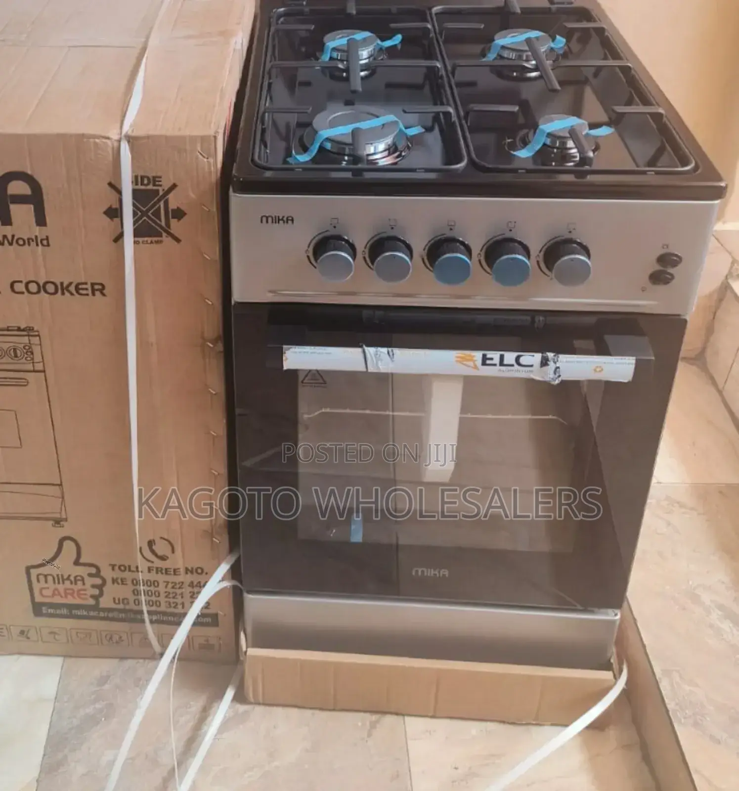 Mika Full All Gas Free Standing Cooker 50*60 Gas Oven Mg