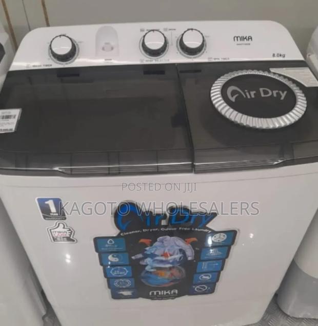 Mika 8kgs Semi Auto Twin Tub Washing Machine M/Tw*