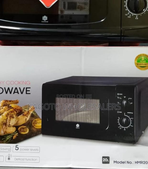 Hanmac 20litres Manual Black Microwave (3 Yrs Warrant) H*