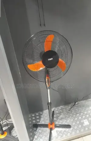 Mika 16" Orange Black Standing Fan Mb-F/5