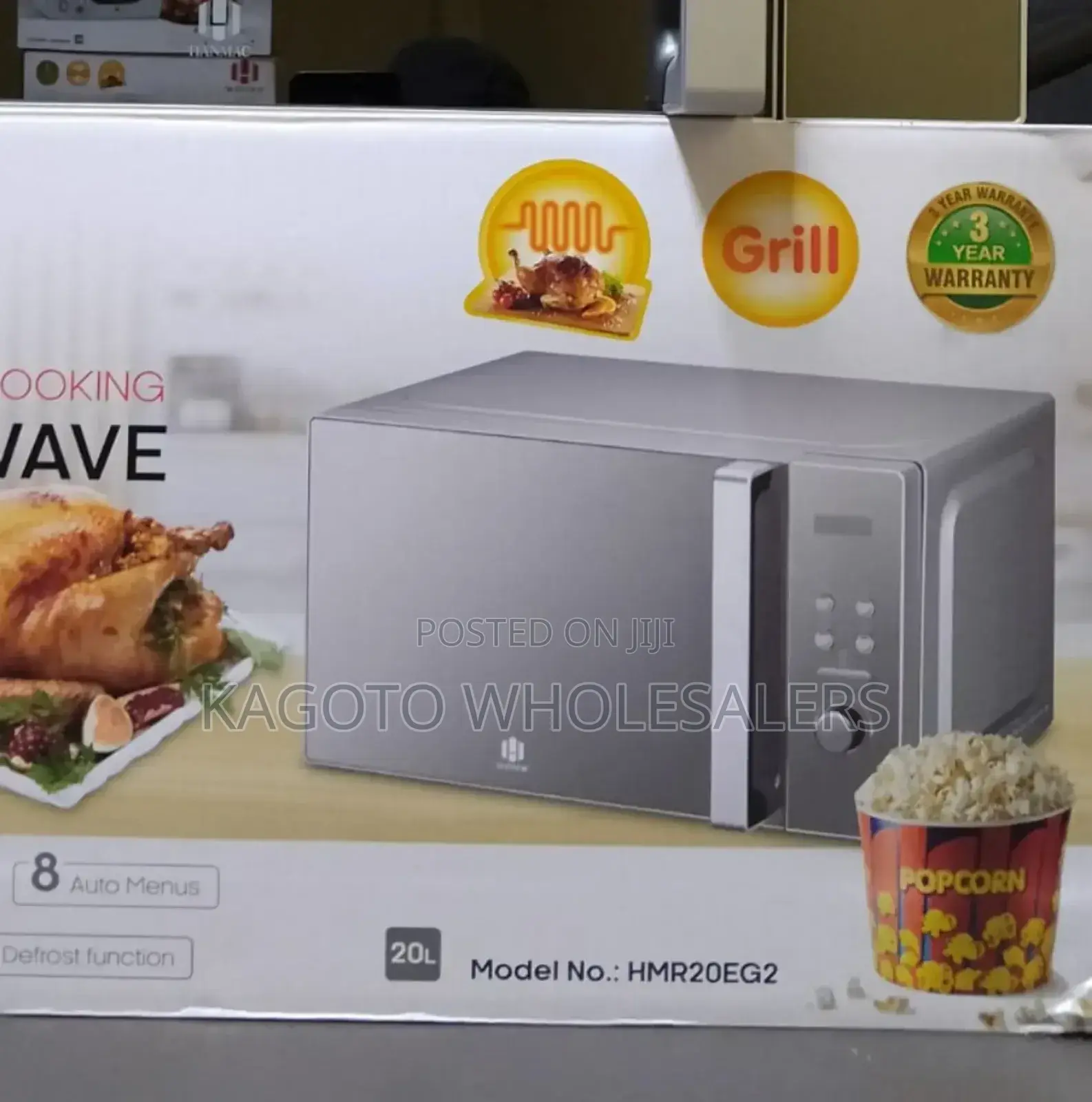 Hanmac 20l Digital Plus Grill Microwave (3 Years Warranty)M*