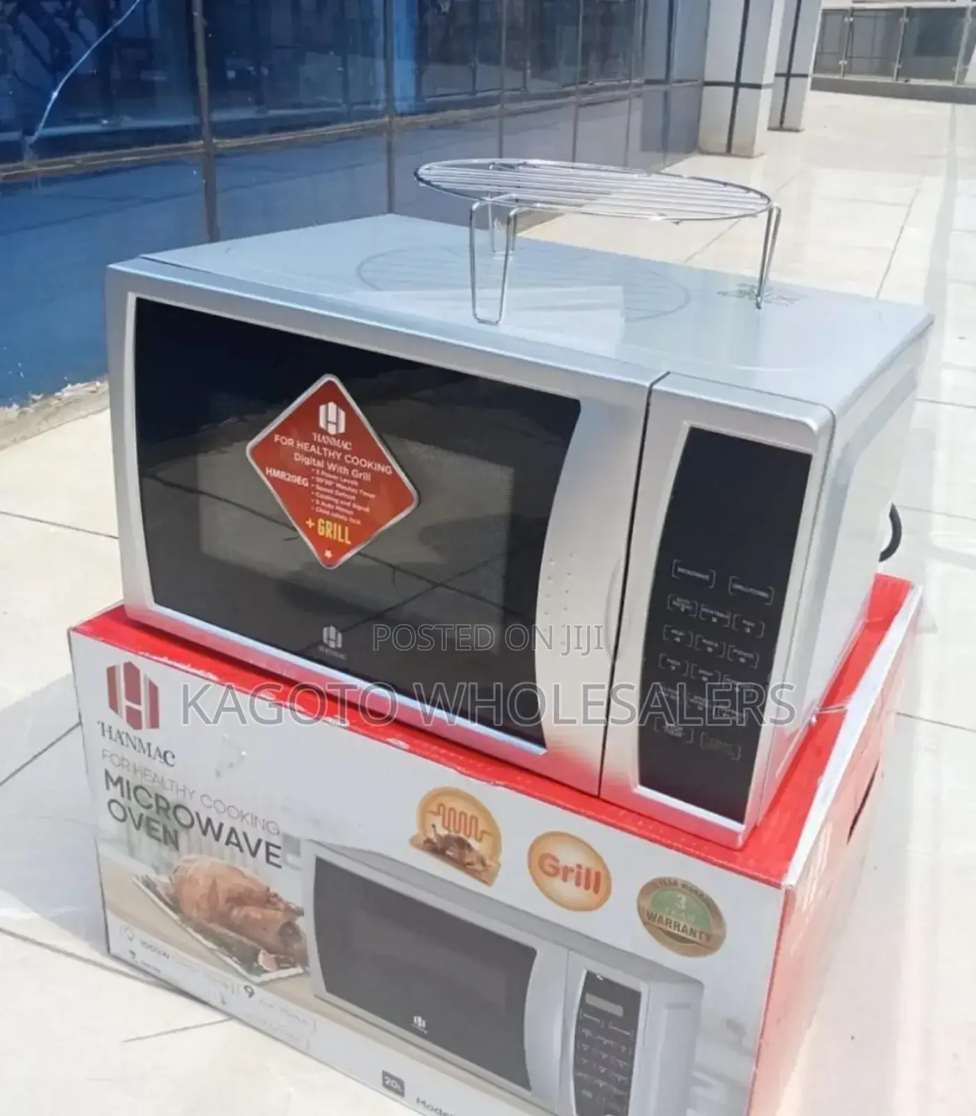 Hanmac 20 Litres Digital Microwave Oven + Grill H20eg