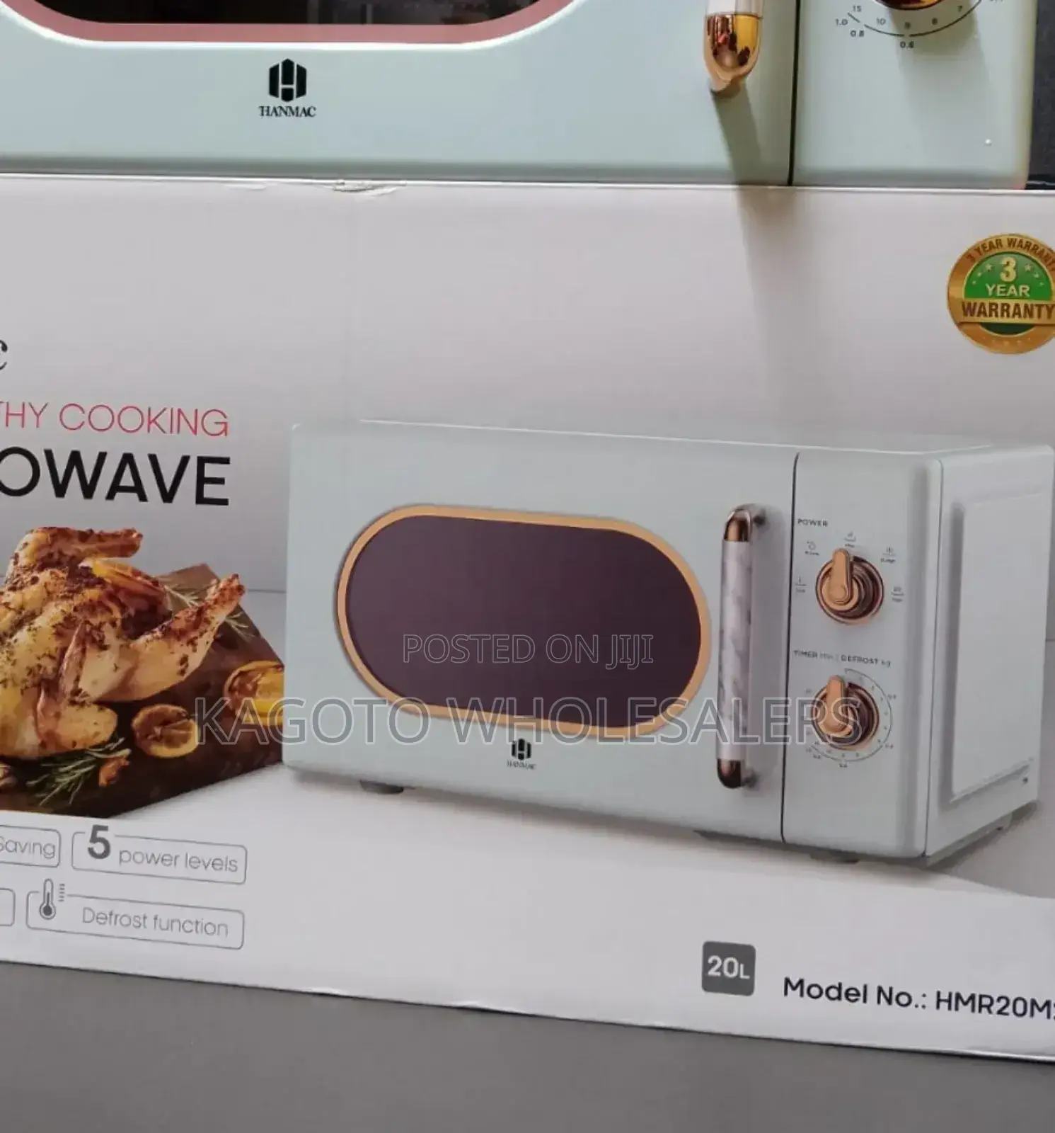 Hanmac 20ltrs Manual Microwave (3 Yr Warrant) Hmr20/W3