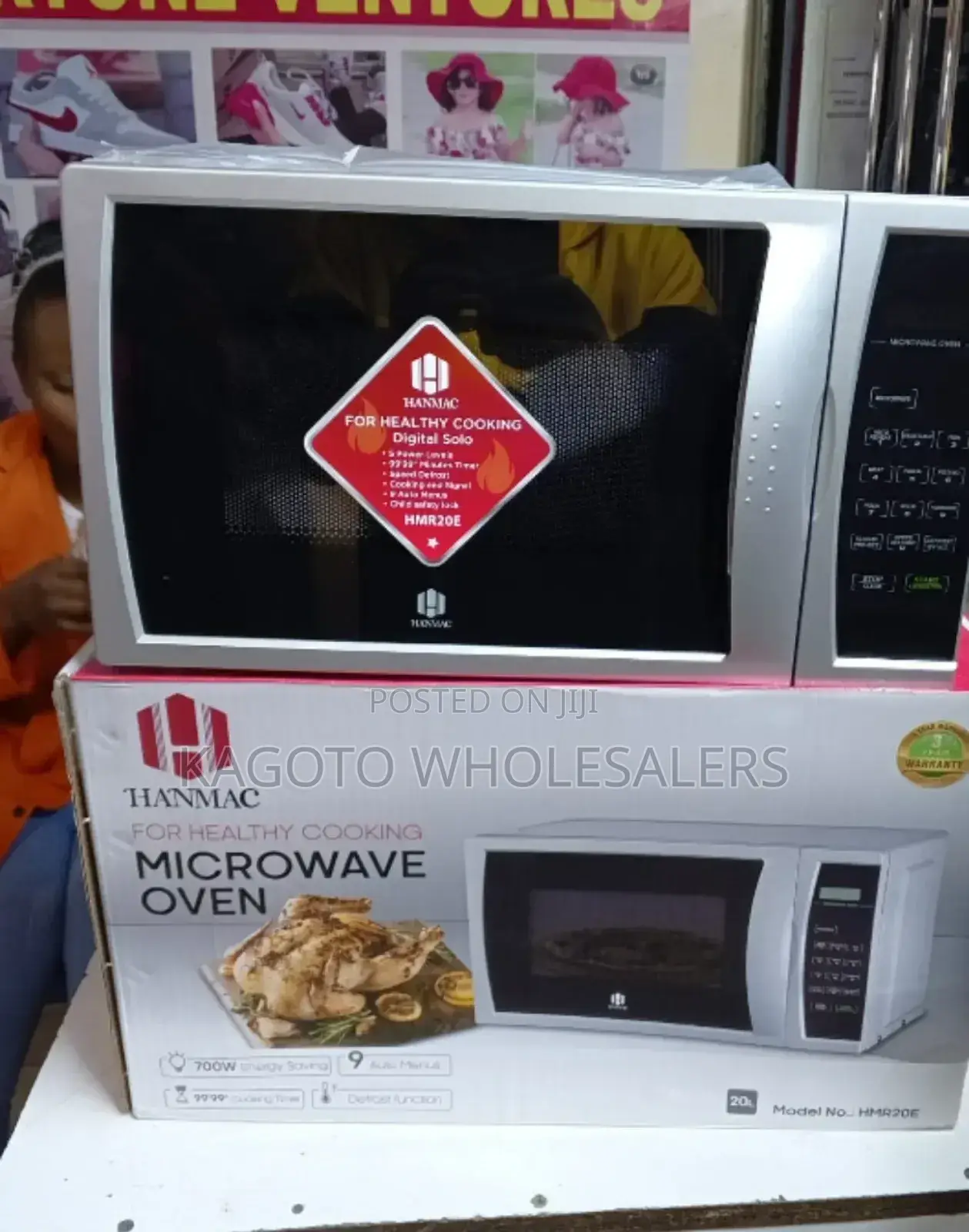 20l Hanmac Digital Microwave Oven *Silver Hm