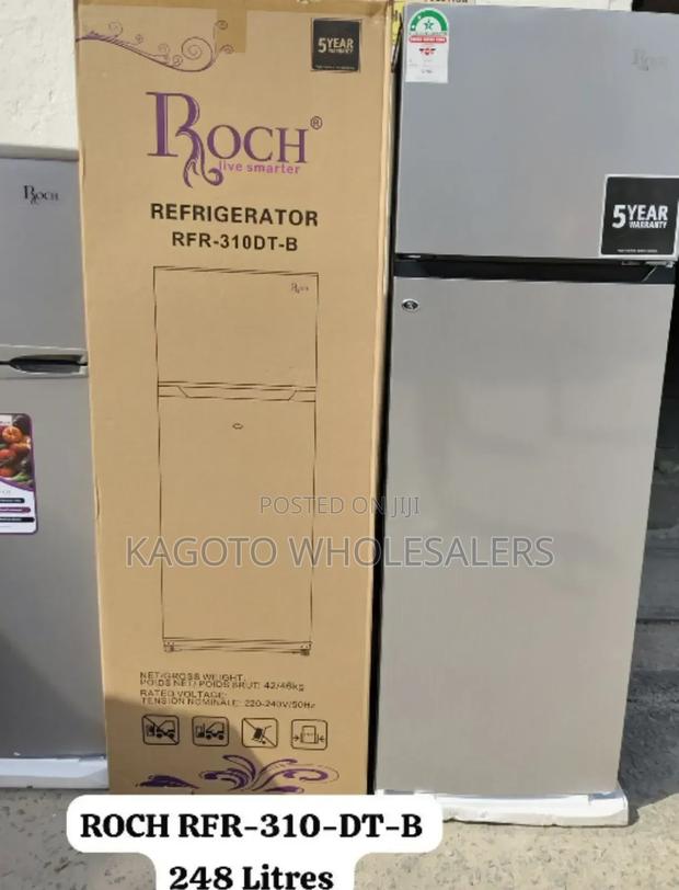 Roch 248l RFR-310dt Double Door Refrigerator R248*