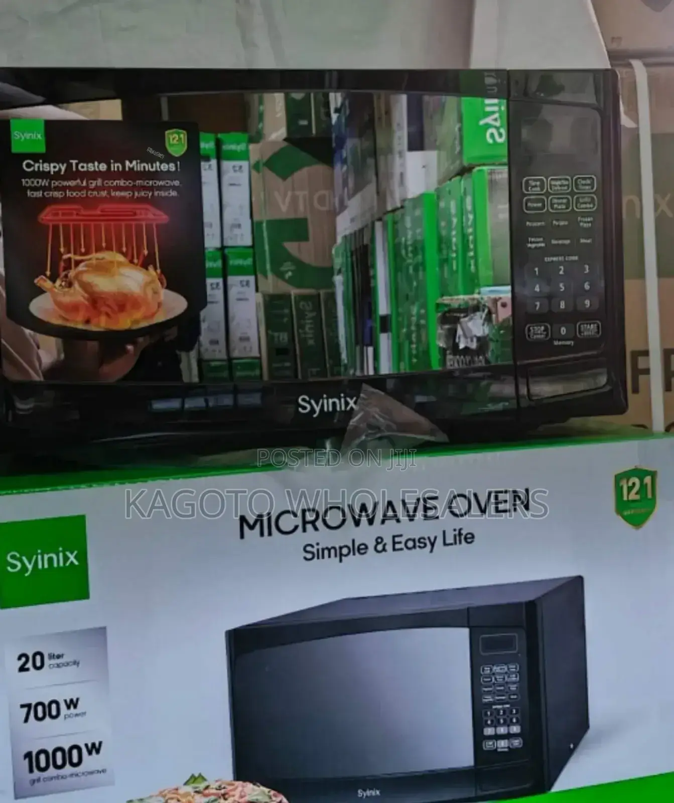 Syinix Digital Microwave 20litres With Grill. S*G