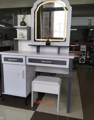 Executive Large Dressing Table +;Sliding Mirror/ New E-07*