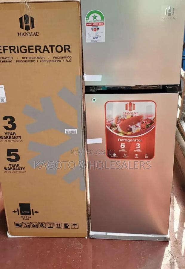 Hanmac 173l Two Door Refrigerator Hm-173rf