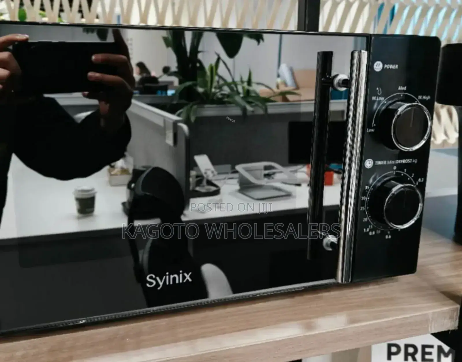 Syinix Manual Microwave Oven 20litres* (Black Body) Ms
