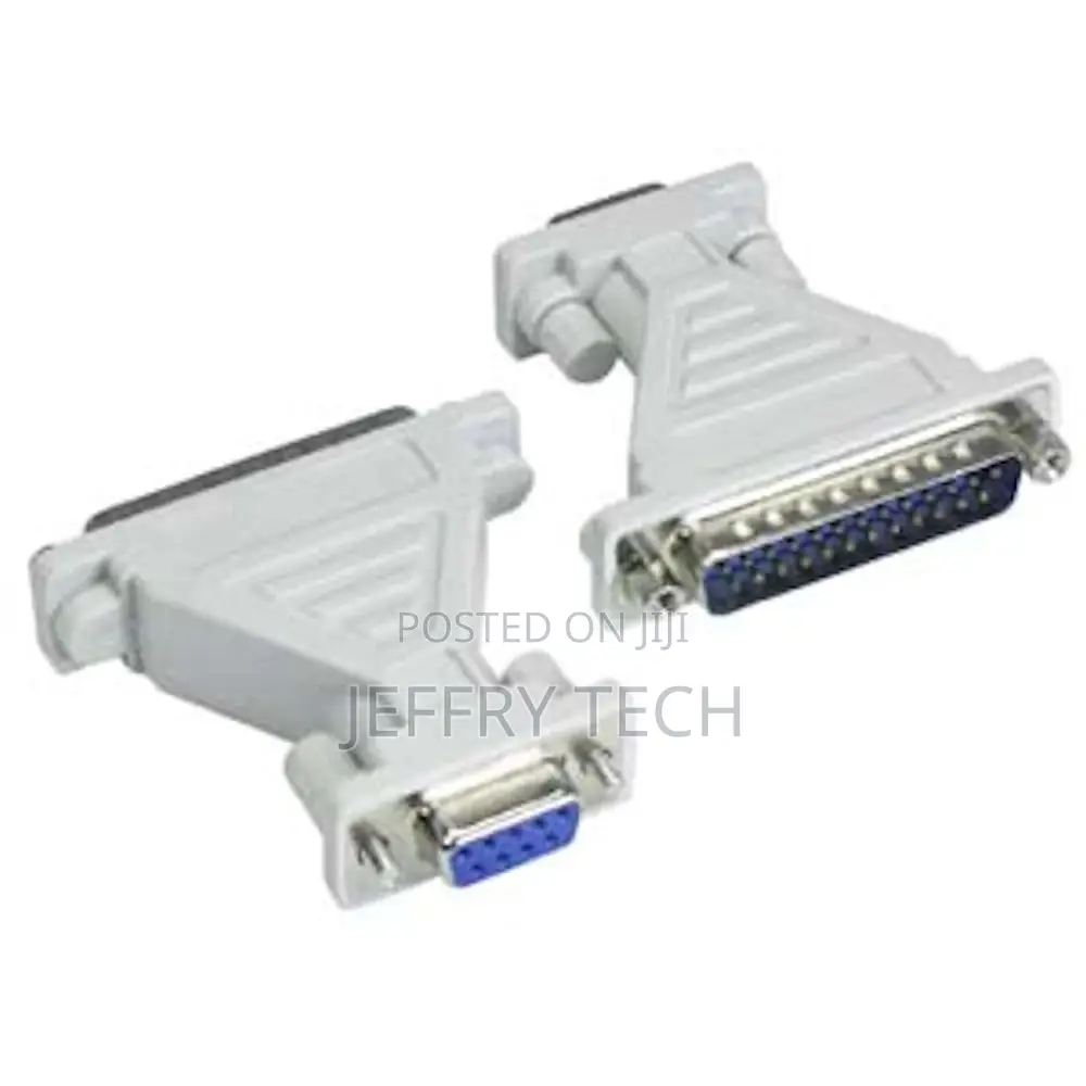 Db9 Female to Db25 Male Adapter (Serial Port) Molded