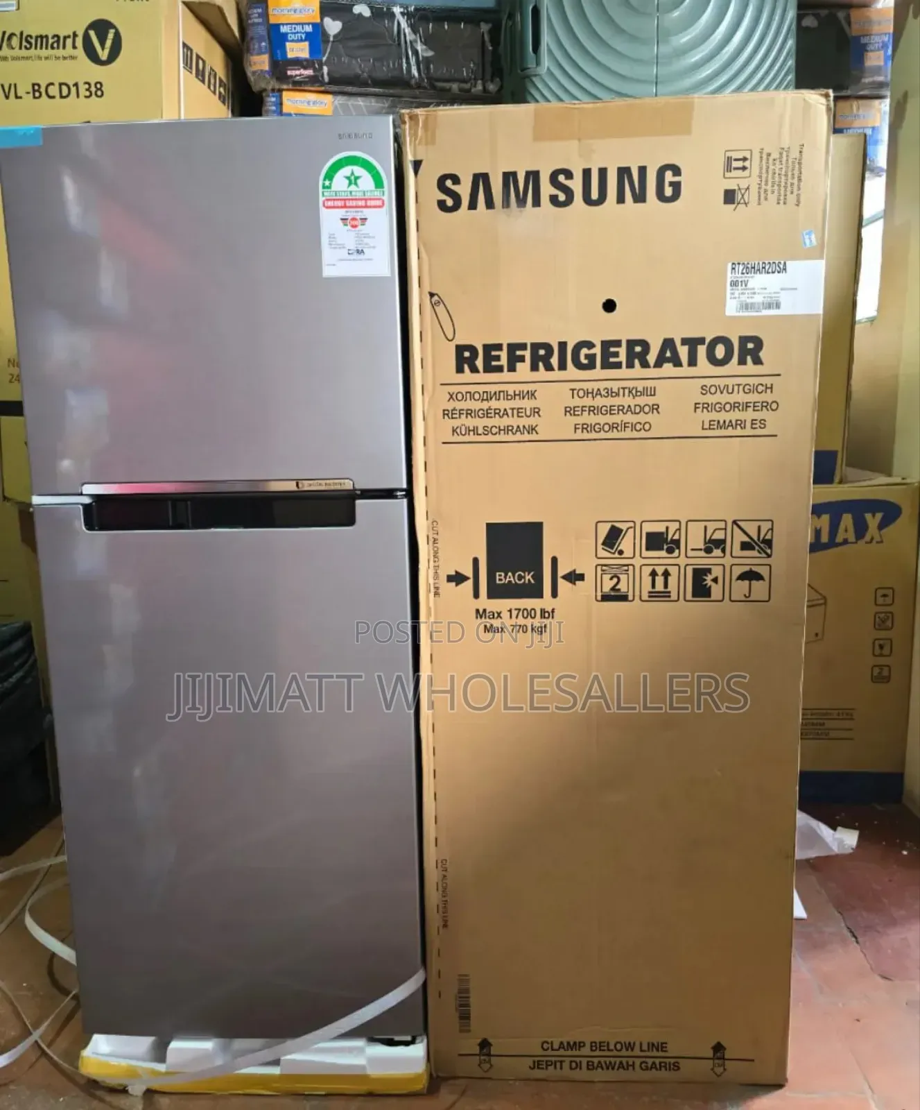 Samsung Fridge, Top Mount Freezer,No Frost, 203l, Silver