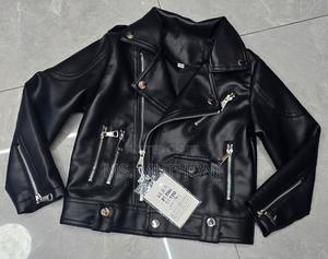 Multiple Zips Black Kids Soft Leather Jackets 1-9yrs - thumbnail 2