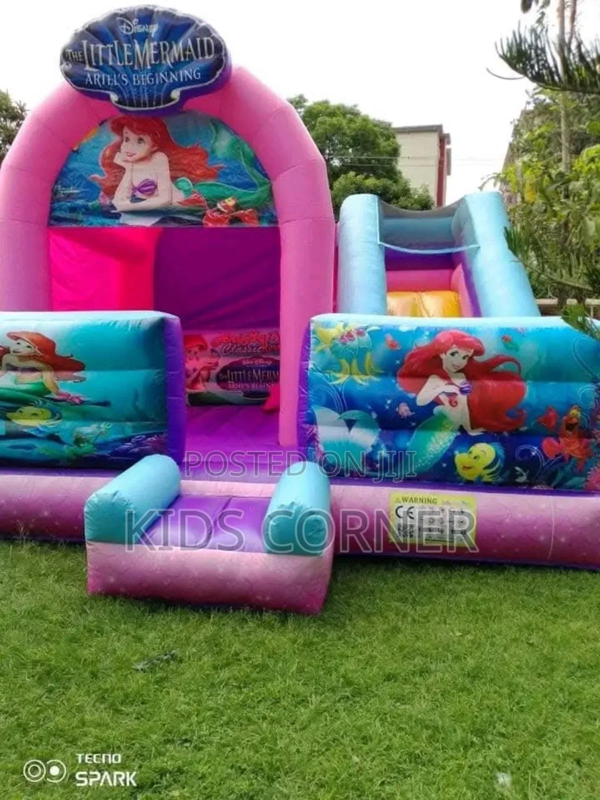 Little Mermaid-Themed Bouncing Castle