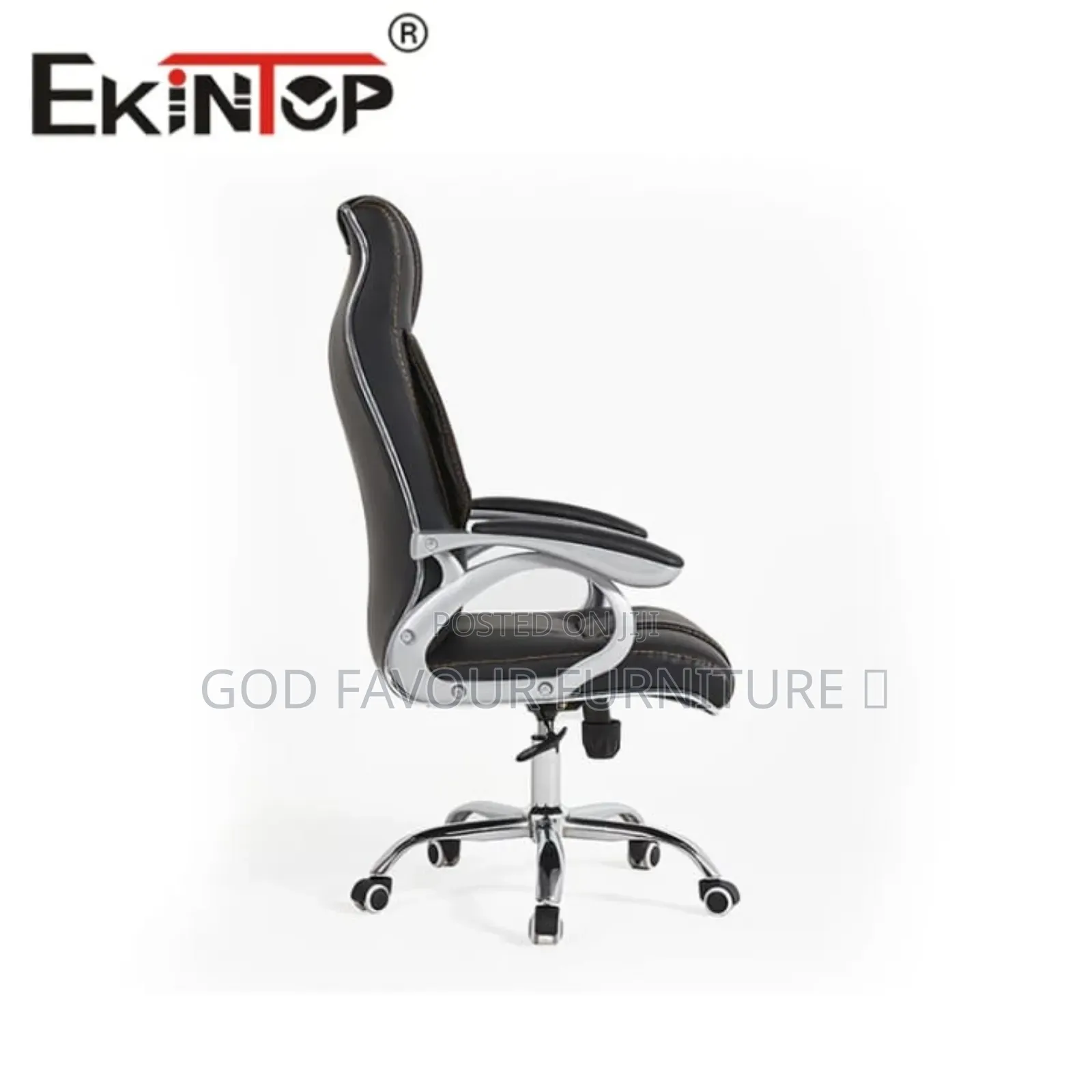 Adjustable High Back Armrests Ergonomic Swivel Office Chair