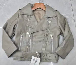 Unique Colors Kids Pu Leather Jackets 1-9yrs Red / Green