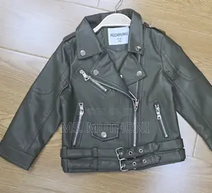 Unique Colors Kids Pu Leather Jackets 1-9yrs Red / Green