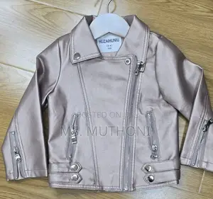 Unique Colors Kids Pu Leather Jackets 1-9yrs Red / Green