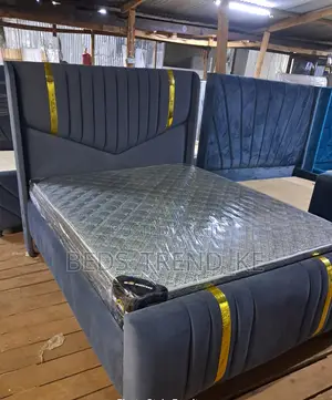 Upholstered 5 by 6 Modern Bed