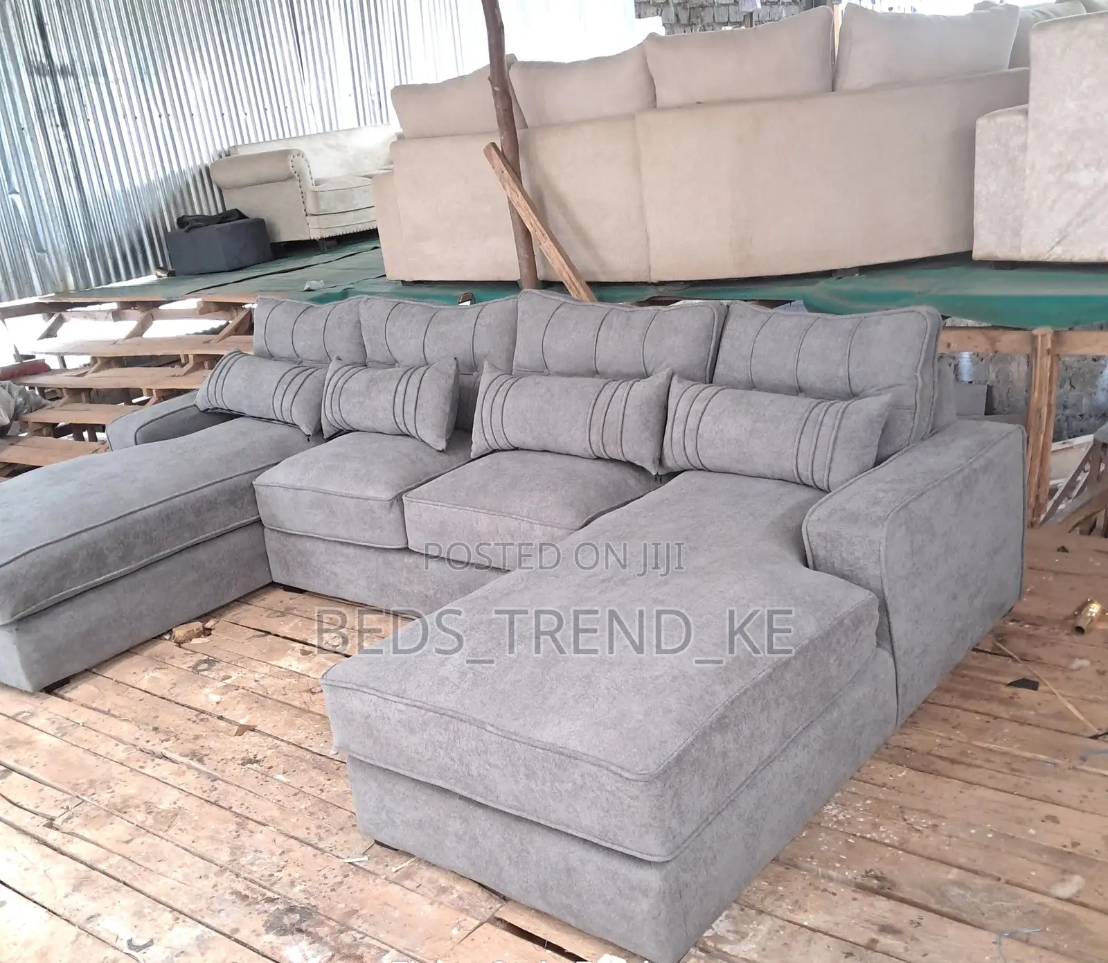 Spacious 9 Seater U Shaped Sofa