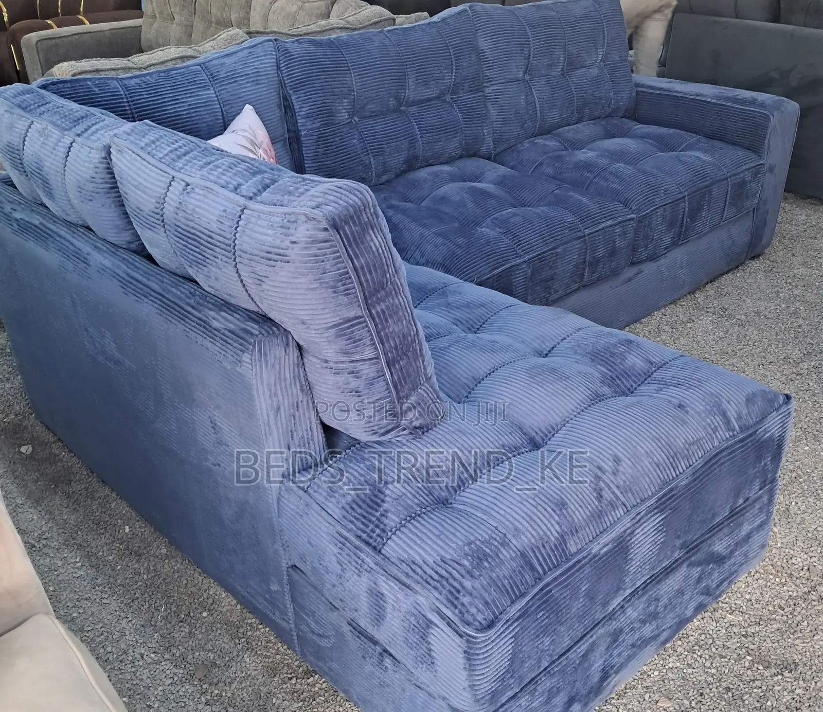 Upholstered 6 Seater Chester L Seat