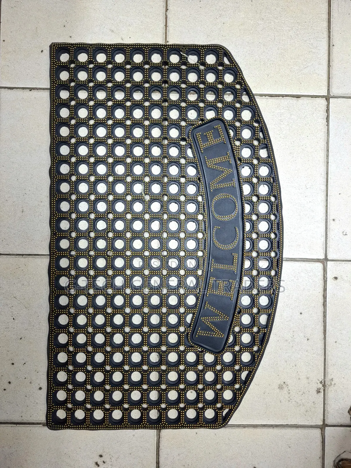 Heavy Duty Rubber Doormat 50cm by 80cm