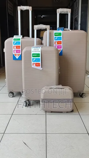 *4 N 1 Luxurious Unbreakable Pp Suitcase*