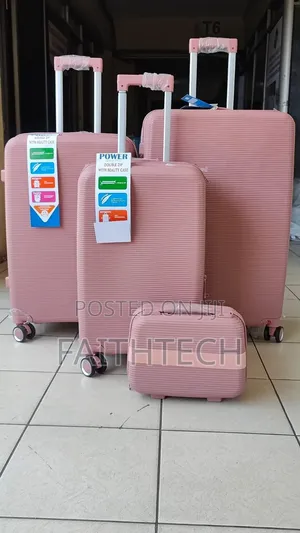 *4 N 1 Luxurious Unbreakable Pp Suitcase*