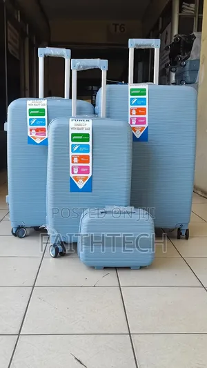 *4 N 1 Luxurious Unbreakable Pp Suitcase*
