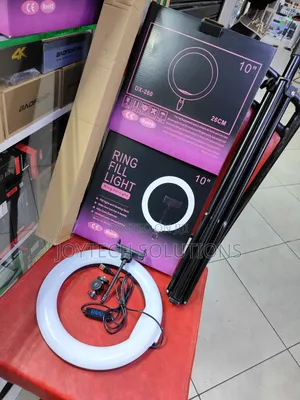 10 Inch Ring Light With 2.1m Tripod Phone Holder 3 Color