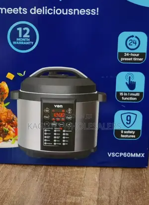Von Electric Pressure Cooker 6litres* v/Pc-02