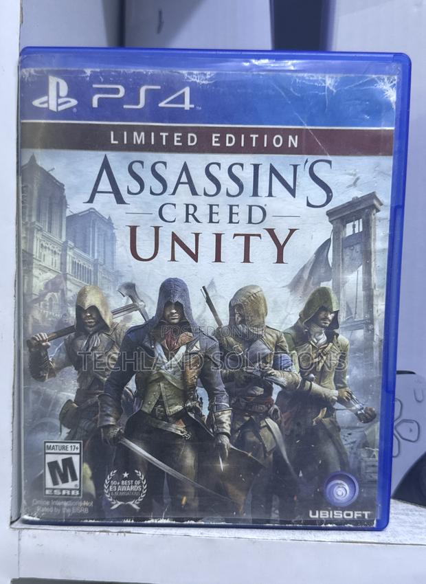 Fairly Used Assasins Creed Unity Ps4 Game - main view