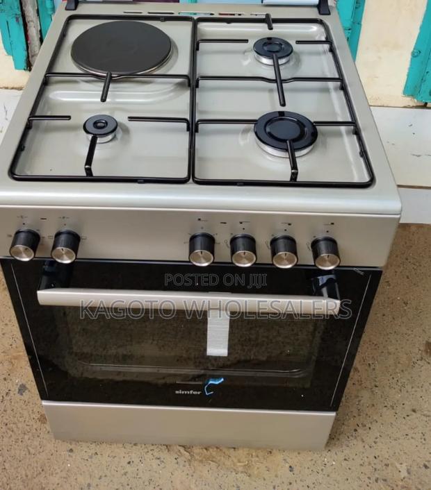 Simfer Cooker 60x60 3g+1electric, Jet Valve, *Electric Oven*