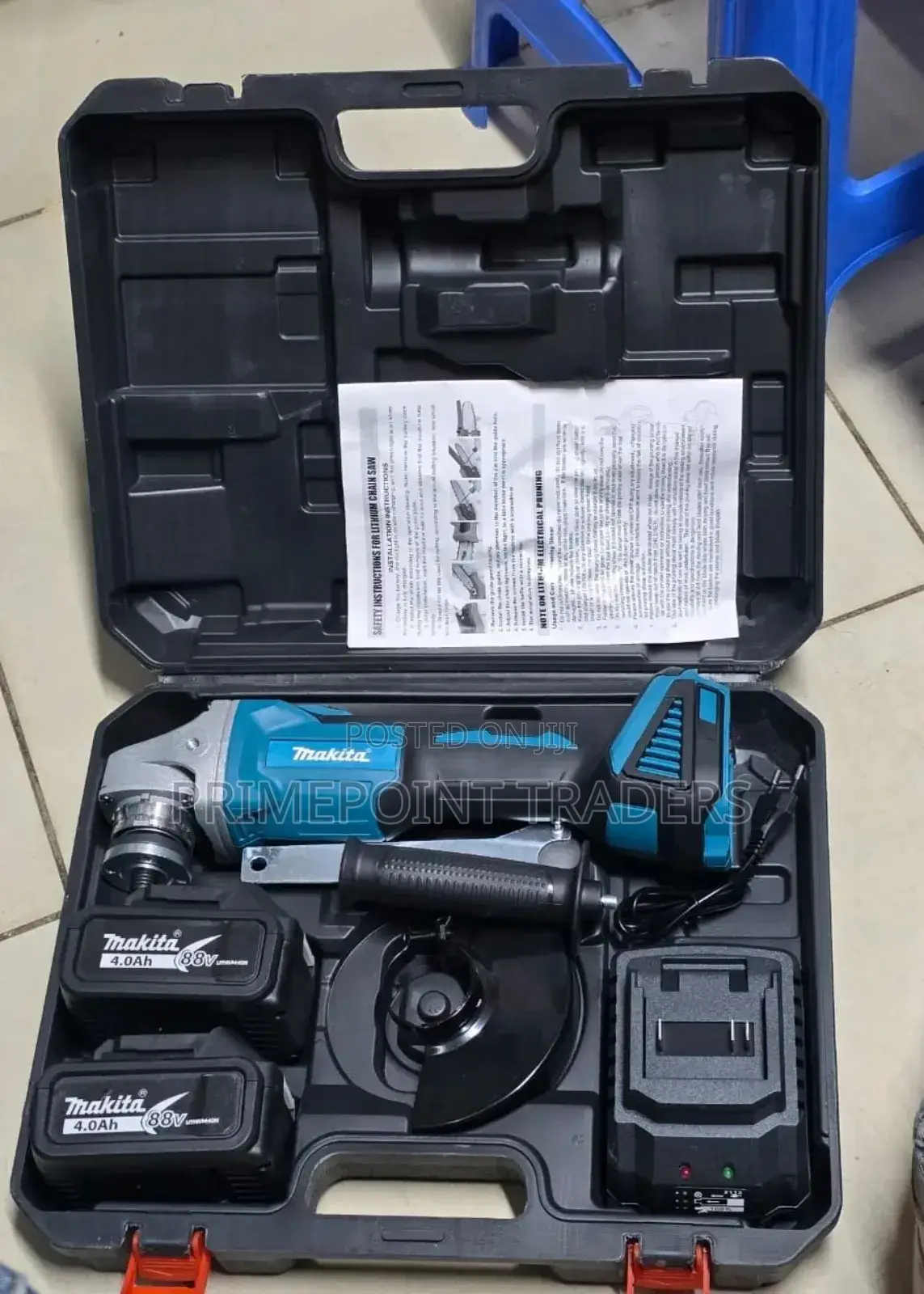 Makita 88v Cordless Grinder 4.5"
