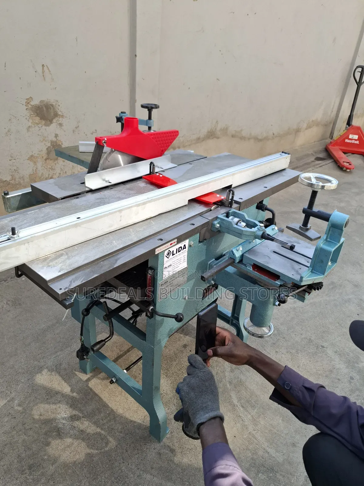 Lida Combined Woodworking Machine-8 in 1 Function