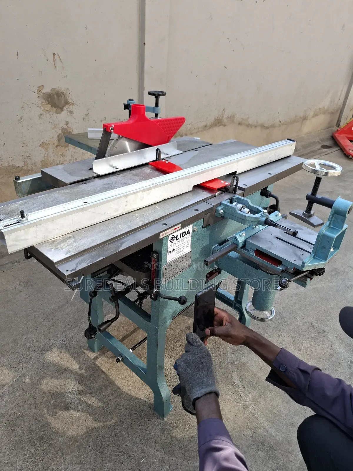 Lida Combined Woodworking Machine-8 in 1 Function
