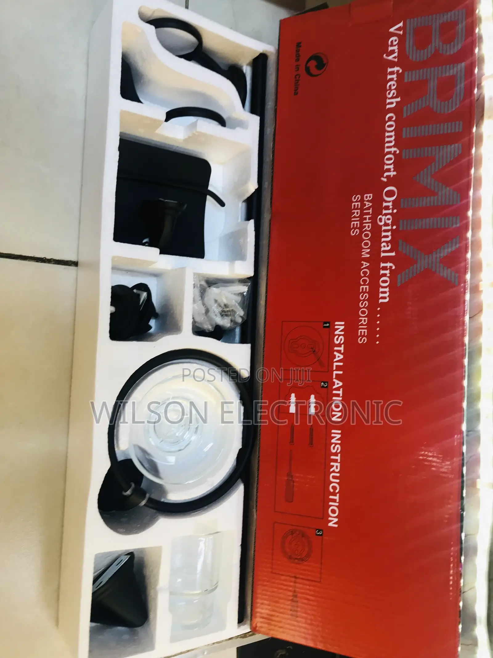 Brimix Bathroom Accessories. 7 in 1 Set