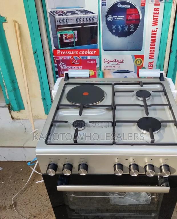 Simfer Standing Cooker 60x60 3+1e Inox Grey (F631*Rig)