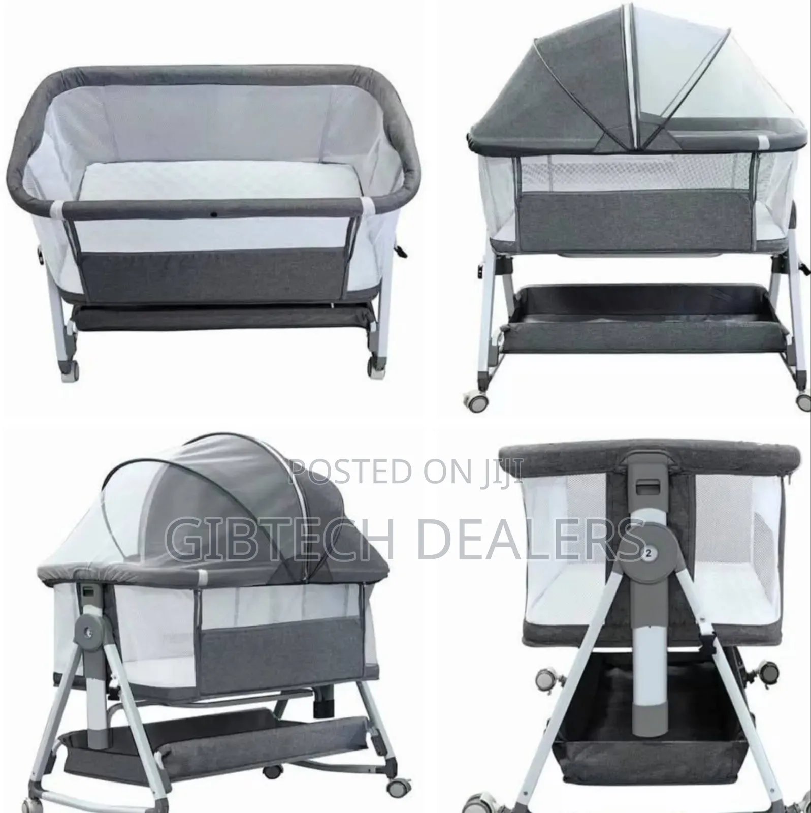 Co Sleeper Bassinet Mosquito Net Rocking Mode Mattre