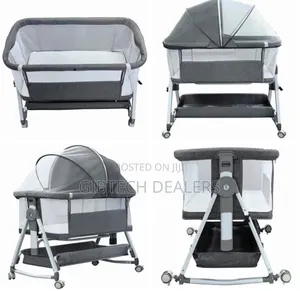 Baby Co Sleeper With Net and Rocking Wheel