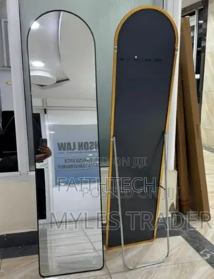 Arched Aluminum Alloy Full Length Dressing Mirror 36cm