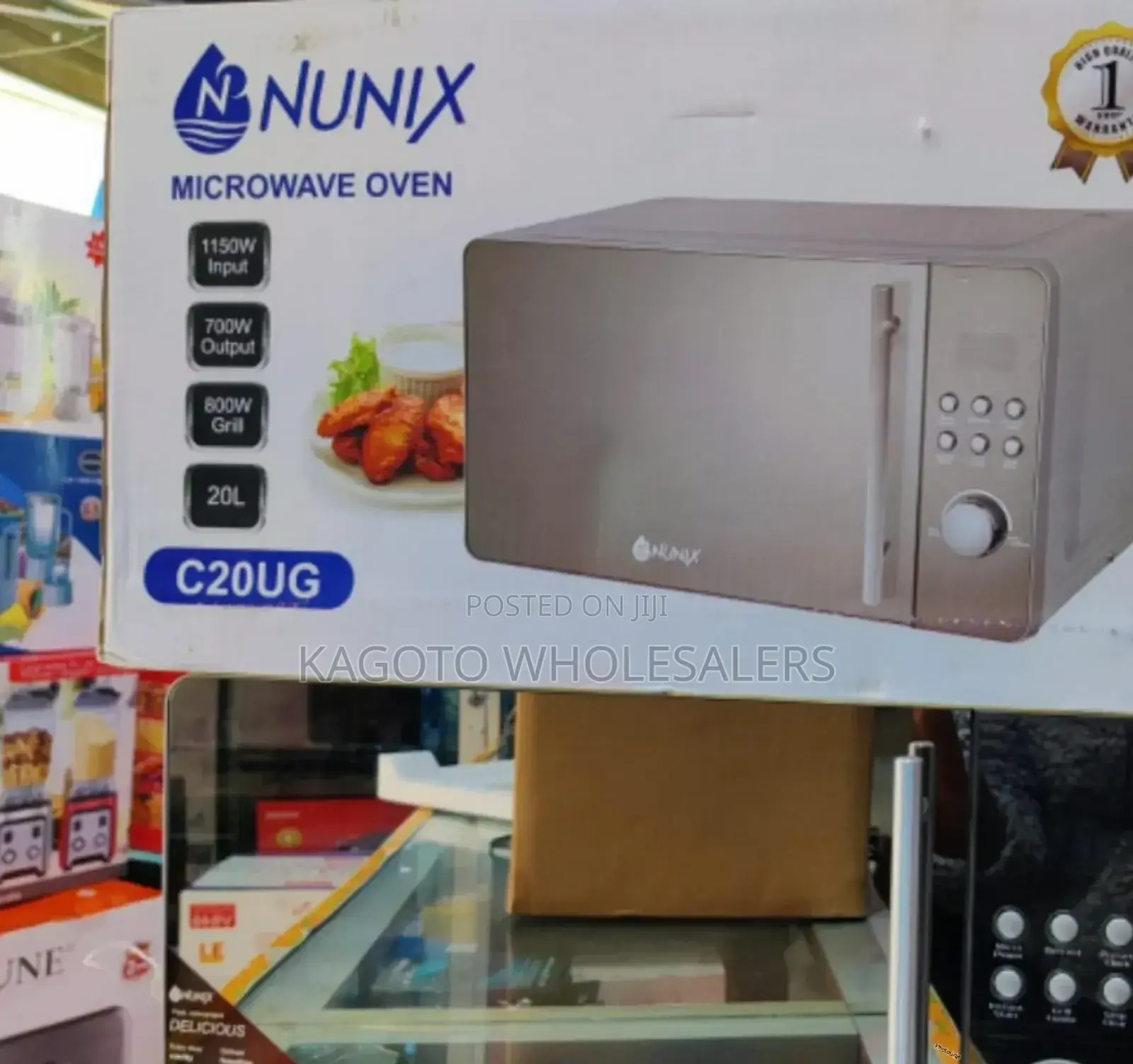 Nunix Microwave 20litres Digital Glass With Grill Nu*L