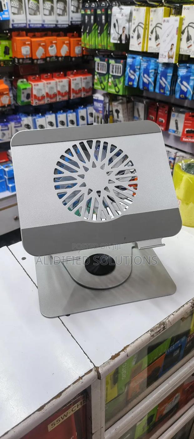 Durable Foldable Laptop Stand With Fan - main view
