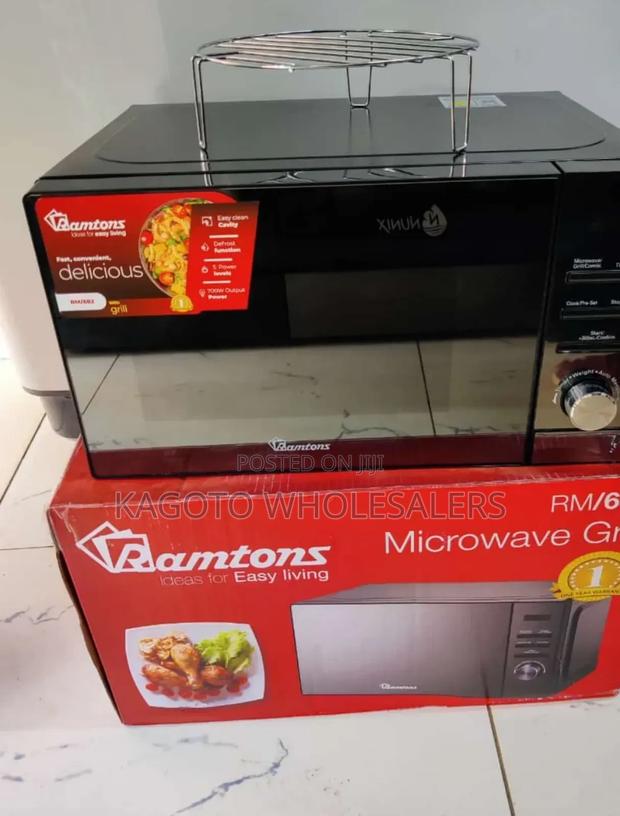 Ramtons 20l Digital Microwave With Grill (Black) R*20*