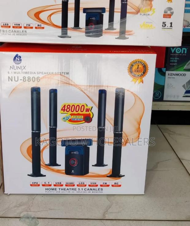 Nunix 5.1ch Multimedia Speaker System Nu*8806* Model - main view