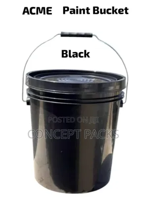 20l Acme Paint Bucket Black