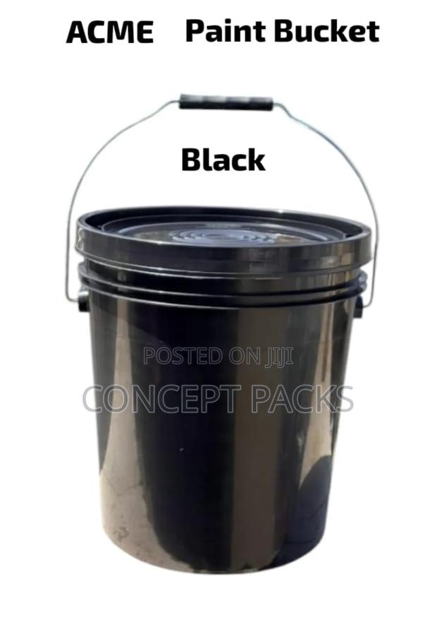20l Acme Paint Bucket Black