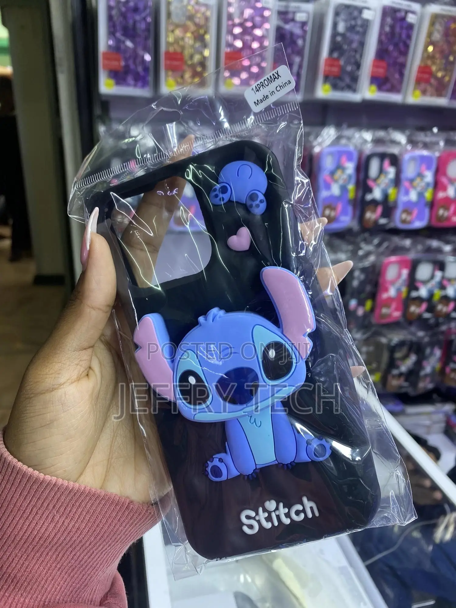Gyer Apple iPhone 14 Pro Max Teddy Bear Silicone Cute Case