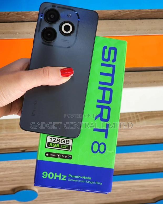 New Infinix Smart 8 64 GB Black - main view
